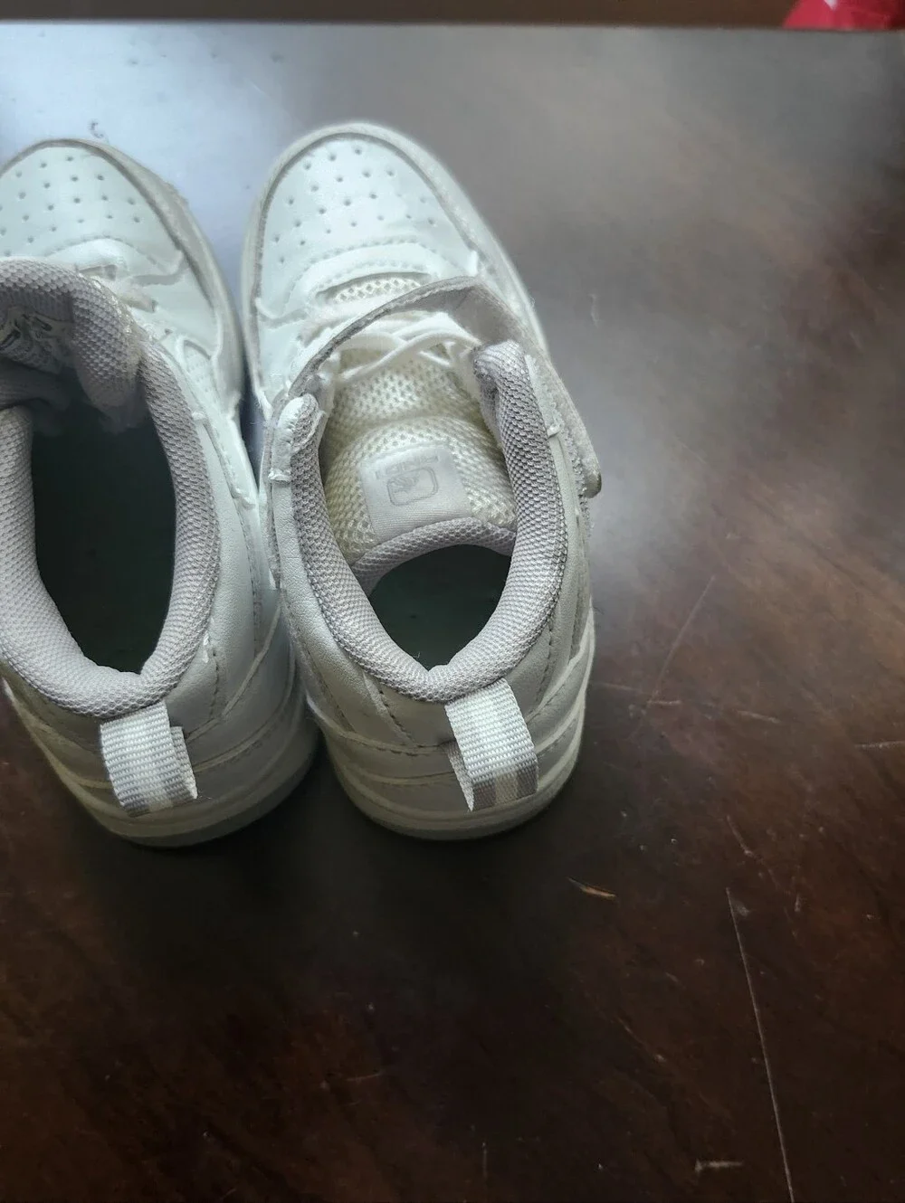 Kids White Athletic Sneakers